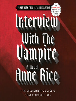 cover image of Interview with the Vampire
